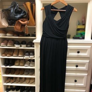 Anthropologie black jumpsuit